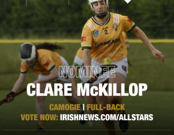 Clare Mc Killop Antrim Camogie Full Back