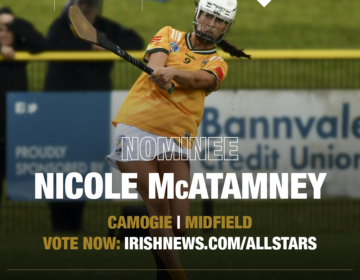 Nicole Mc Atamney Antrim Camogie Midfield