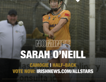 Sarah O Neill Antrim Camogie Half Back